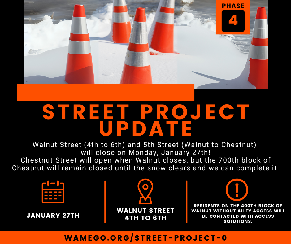 Street Project Update 1/27/2025 - News Image